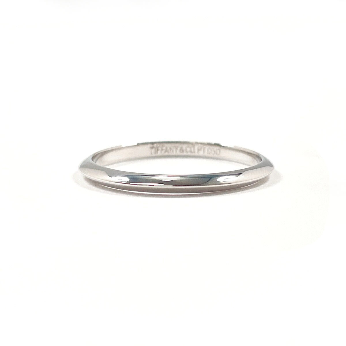 TIFFANY&Co. ティファニー ナイフエッジ リング・指輪 Pt950プラチナ 18 シルバー【中古】 メンズ｜J-P-Brands