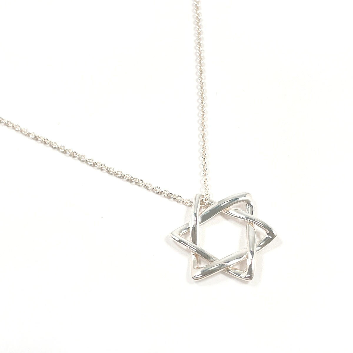 TIFFANY&Co. ティファニー スターオブダビデ エルサペレッティ ネックレス シルバー925 シルバー【中古】 レディース｜J-P-Brands