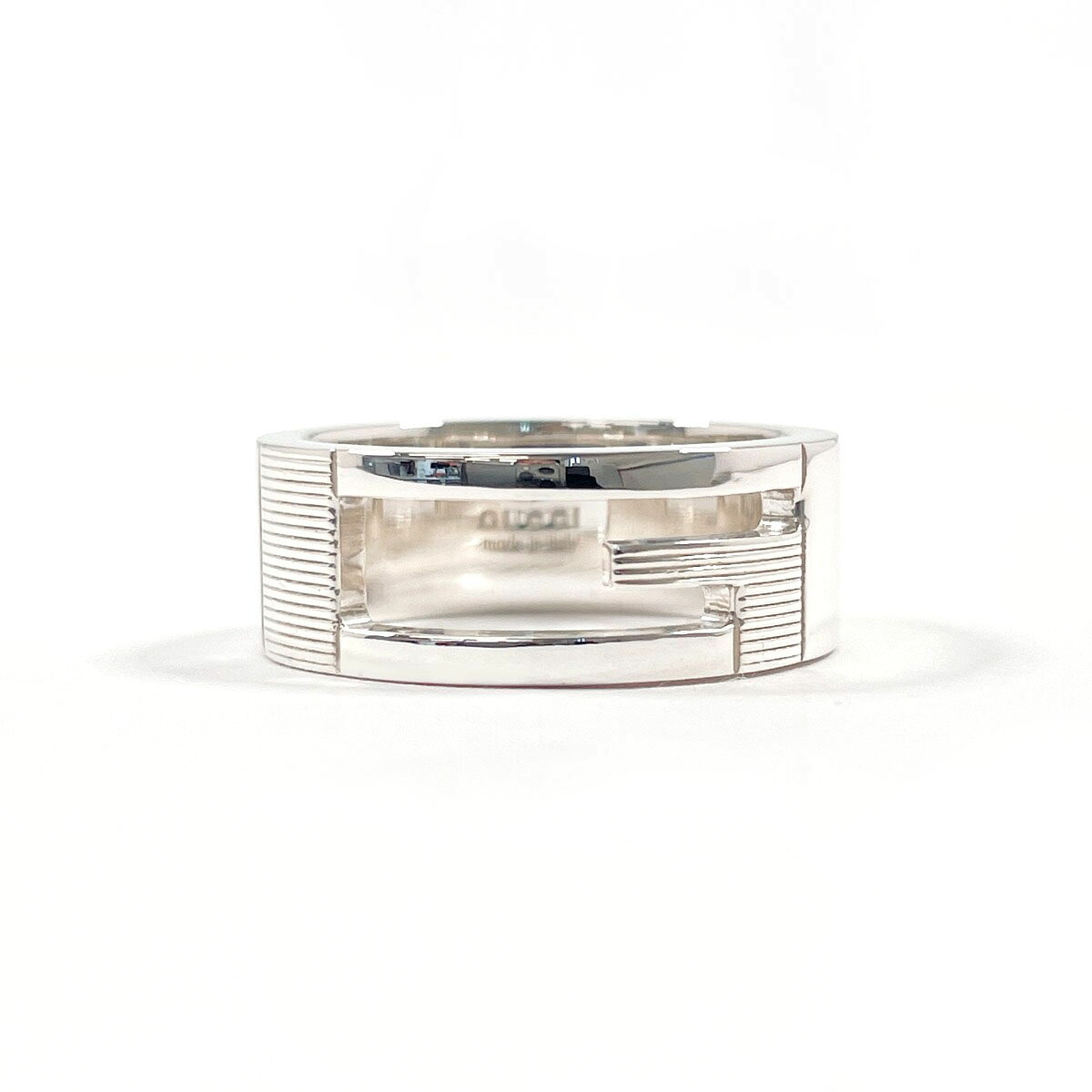 GUCCI グッチ ブランデッド カットアウトG リング・指輪 シルバー925 16.5 シルバー【中古】 メンズ｜J-P-Brands