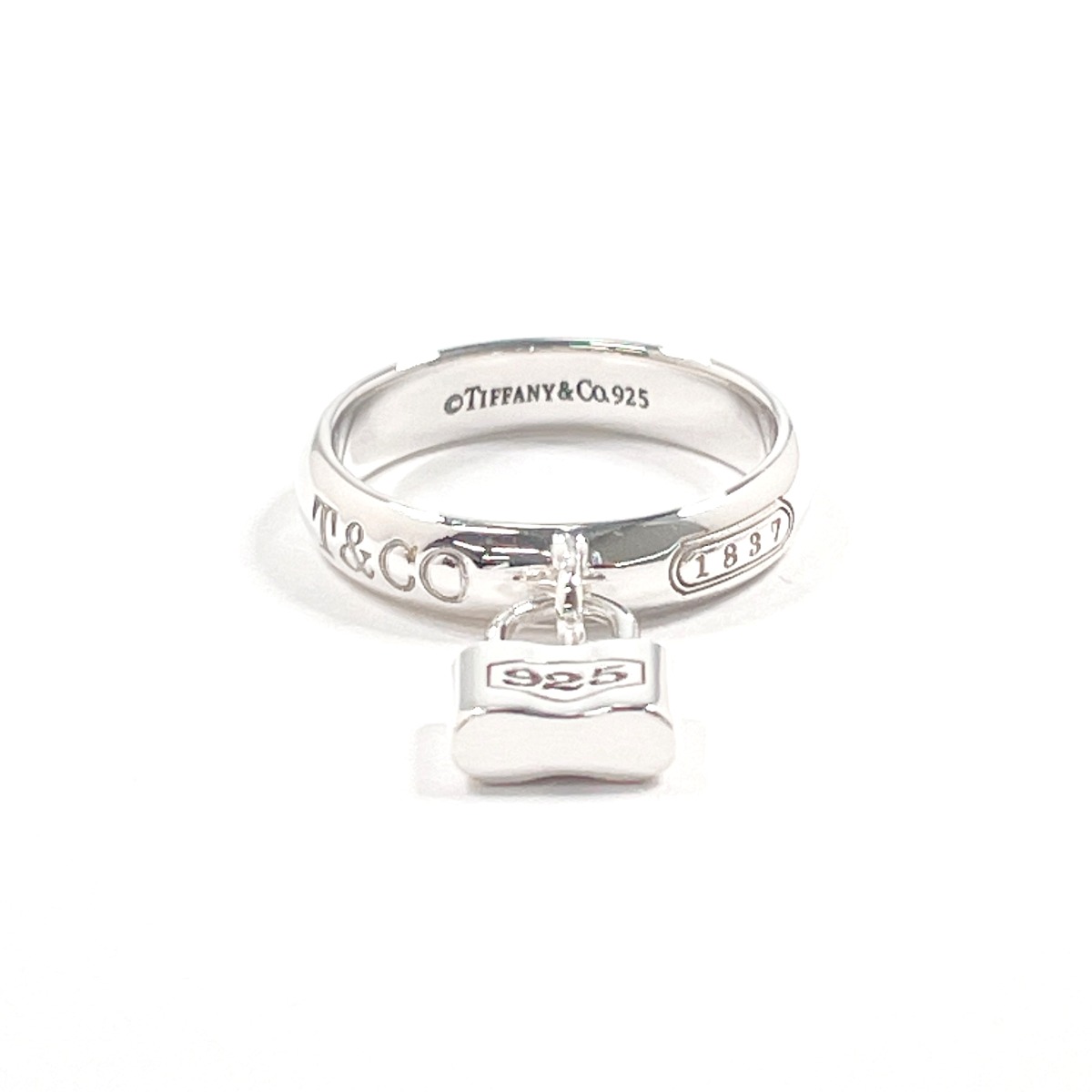 TIFFANY&Co. ティファニー 1837 ロック リング・指輪 シルバー925 9 シルバー【中古】 レディース｜J-P-Brands