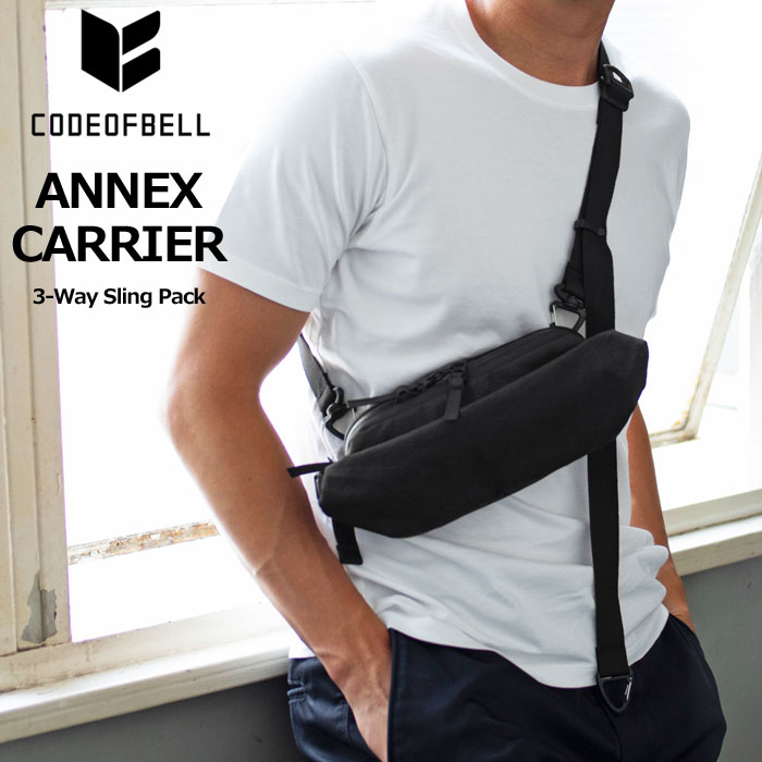 海外最新 楽天市場 コードオブベル Code Of Bell ボディバッグ ショルダーバッグ Annex Carrier 3way Sling Pack ミニショルダー スリングパック 撥水 斜めがけ メンズ レディース Cofb Acr Blk 21ss 新作 国内 正規品 J Pia 最も優遇 Novaescuela Edu Pe