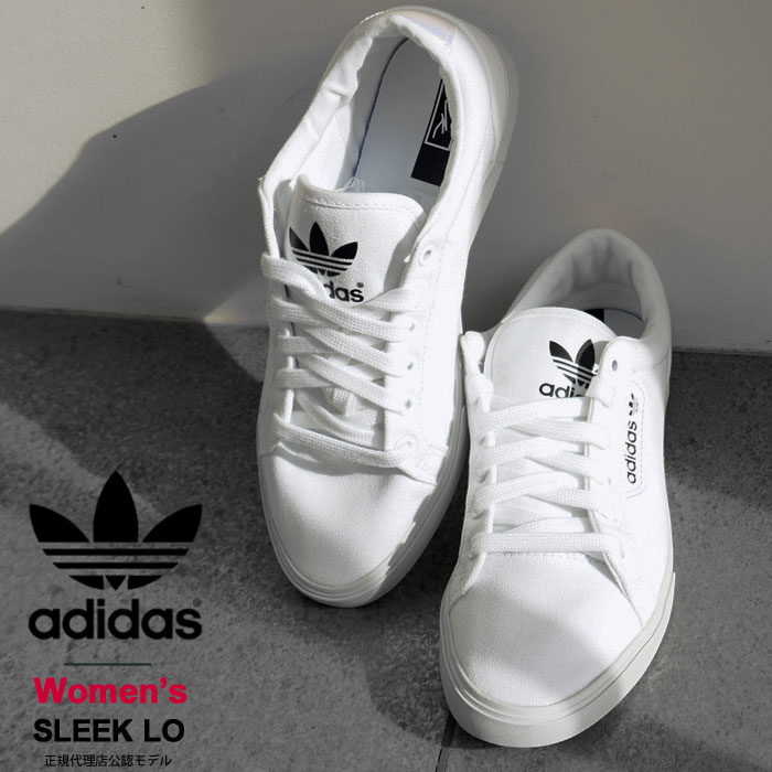 楽天市場 スーパーsale限定クーポン発行中 アディダス スニーカー レディース 白 Adidas Originals Sleek Lo W スリーク ロー ローカット キャンバス シューズ 靴 Fv0742 Ftwwht フットウェアホワイト 21ss 新作 国内 正規品 J Pia