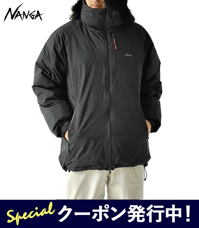   Performance ダウンジャケット ブラック NANGA AURORA TEX STAND COLLAR DOWN JACKET ND2441-1A002-A