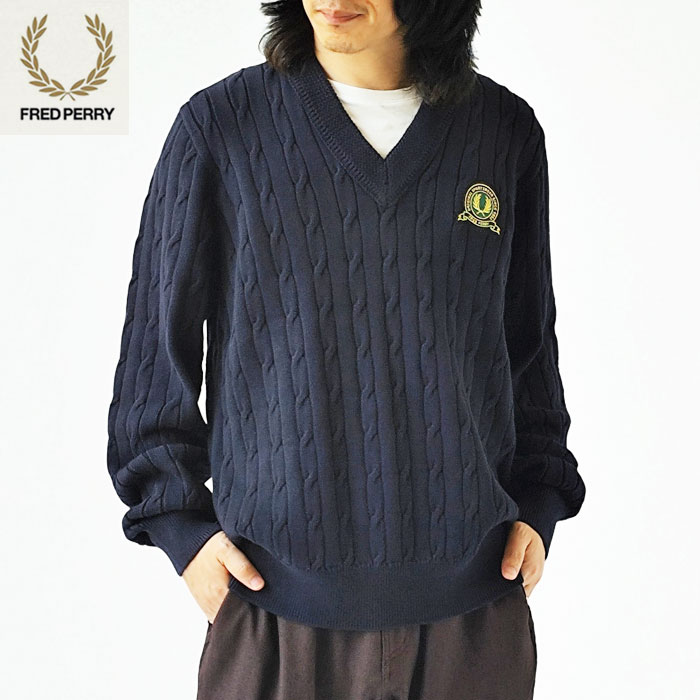 楽天市場】フレッドペリー FRED PERRY ニット ジャケット WAFFLE