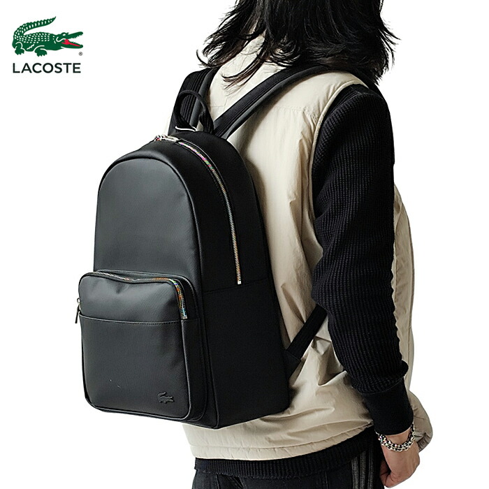 楽天市場】LACOSTE ラコステ フェイクレザー デイパック NH2583H