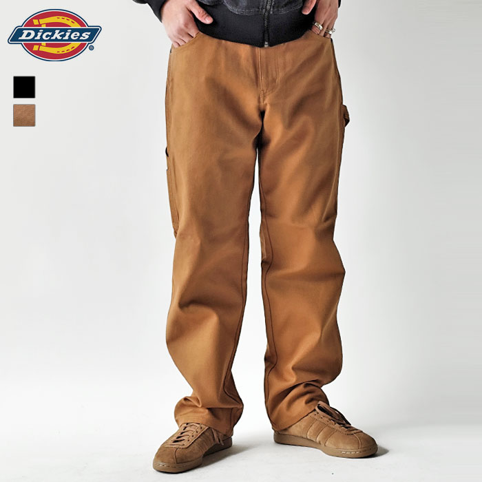 ディッキーズ Dickies パンツ DUCK CARPENTER PANTS ダックカーペンターパンツ メンズ 春 夏 秋 冬 定番 パンツ コットンキャンバス 耐久 耐摩耗 防風 ブラウン ブラック 30 32 34 DB2020 【2026SS-MEN】
