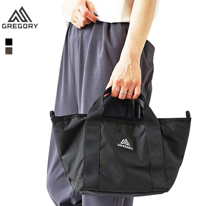 グレゴリー GREGORY トートバッグ BOAT TOTE S ボートトートS メンズ レディース 2Way ミニ ショルダーバッグ ファスナー付き 小さめ ブラック ウォルナットブラウン 138631 1041 0663 【2026AW-WOMEN】｜j-pia