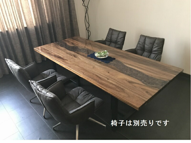 楽天市場】レジンテーブル リバーテーブル 樹脂テーブル ダイニング 