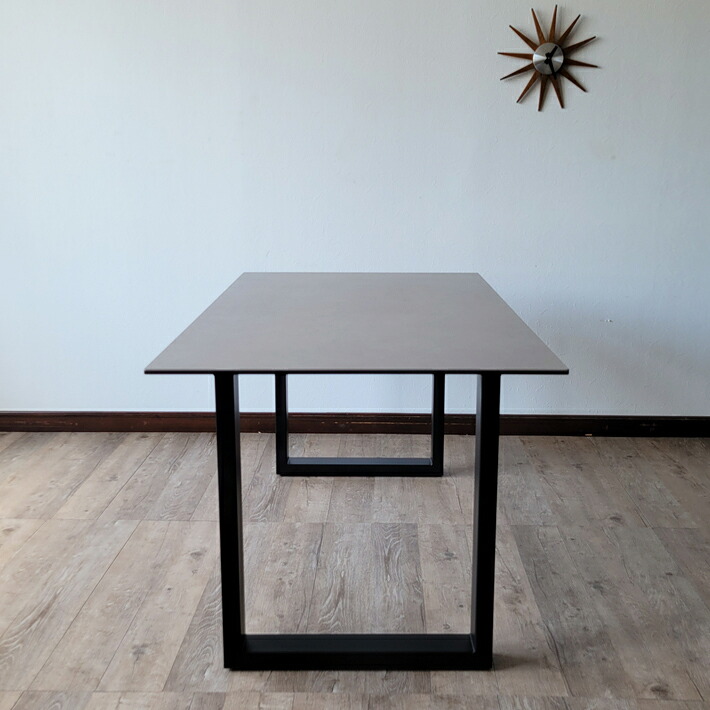【美品＆送料込】耐熱セラミックダイニングテーブル 150cm モダン ルイーズ 5％オフクーポン＆P5倍】 ダイニングテーブル 150ルイーズ セラミック