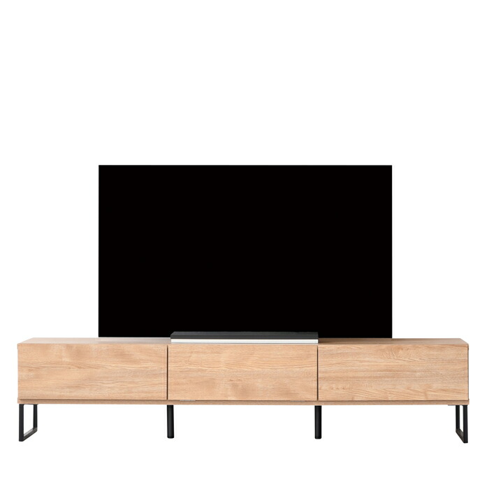 【ポイント5倍】 テレビ台 180cm幅 テレビボード 国産 日本製 ローボード ナチュラル 北欧 収納 強化紙 引き出し おしゃれ MDF モダン スチール
