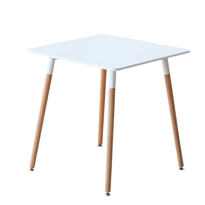 【最大2,000円OFF！】 ダイニングテーブル 70cm幅 角テーブル イームズ リプロダクト MDF ビーチ材 北欧 カジュアル シンプル モダン 北欧モダン 2人用 食卓 机