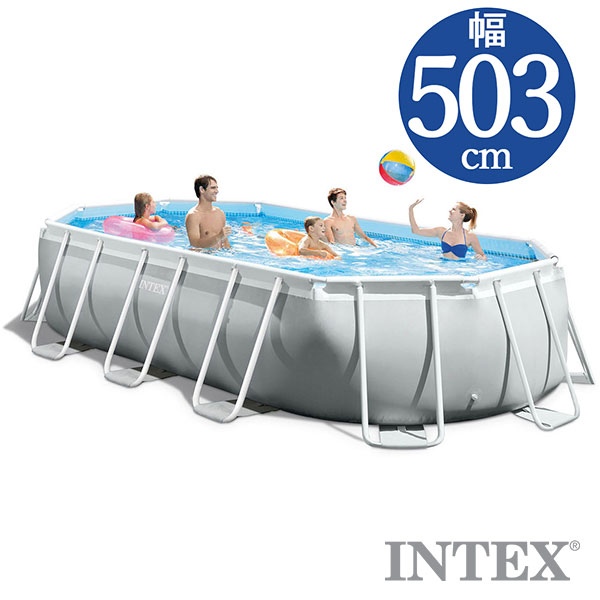 交換無料！ INTEX インテックス 多角形プリズムフレームプール