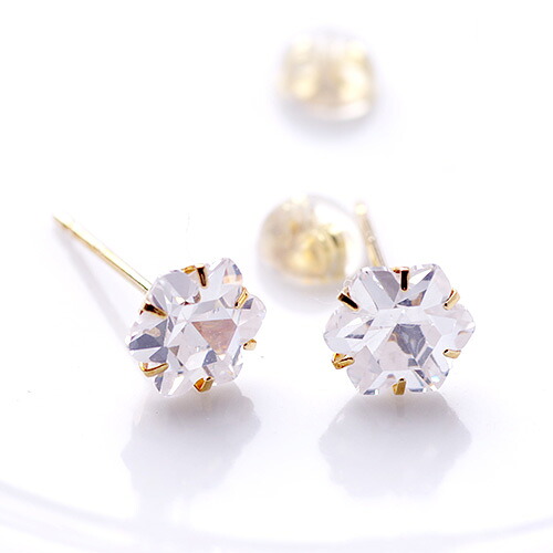 【P10倍】ピアス レディース キュービックジルコニア 14k K14 WG 1粒 14k K14ホワイトゴールド スタッドピアス 金属アレルギー対応 アレルギー対策 おしゃれ おすすめ 大人 シンプル 普段用 女性 20代 30代 40代イエベ ブルベ