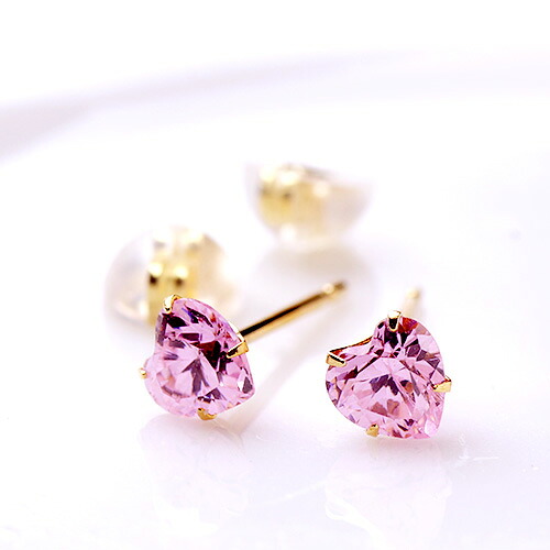 【P10倍】ピアス レディース キュービックジルコニア ハートピアス 14k K14ホワイトゴールド 【ds15】 金属アレルギー対応 アレルギー対策 おしゃれ おすすめ 大人 シンプル 普段用 女性 20代 30代 40代 50代 日本製イエベ ブルベ|プレシャス 店