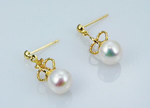 【P10倍】ピアス レディース 淡水パールピアス 真珠ピアス クラウン 14k K14 WG ホワイトゴールド スタッドピアス 金属アレルギー対応 アレルギー対策 おしゃれ おすすめ 大人 シンプル 普段用 女性 20代 30代 40代 5イエベ ブルベ|プレシャス 店