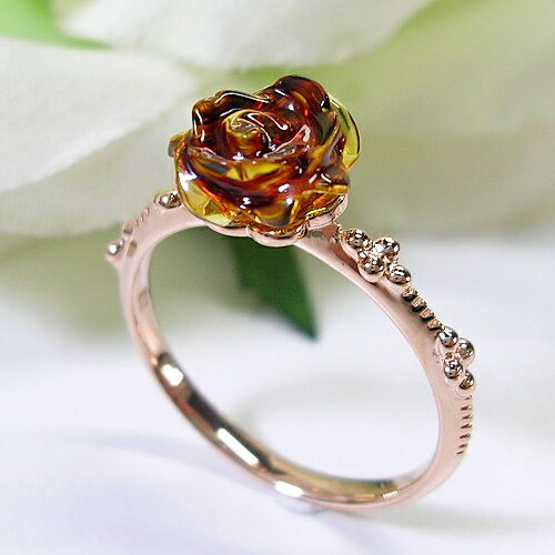 Jewelry Queen Rakuten Ichibaten Global Market Pink Gold Pink Gold K10pg Amber Ring