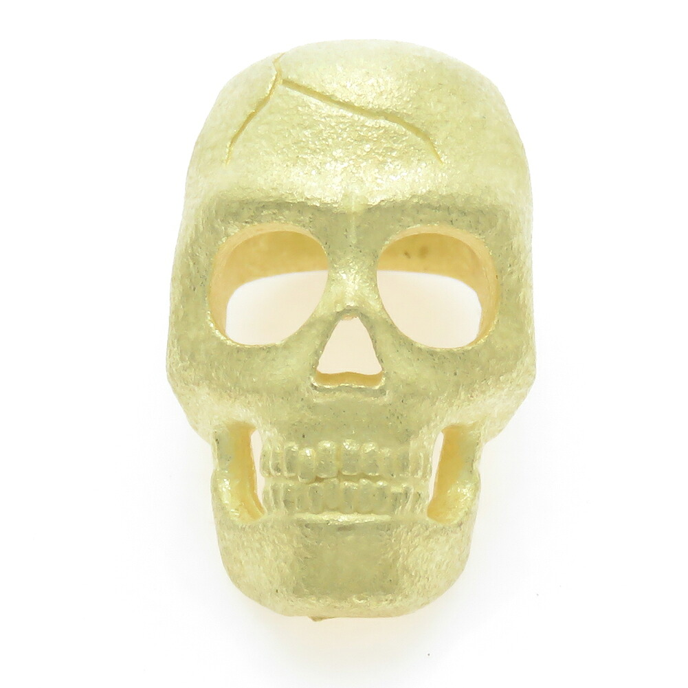 ドクロ K18 スカル 髑髏 メンズ 地金 どくろ ロック スカル skull ペンダントトップ ペンダントヘッド rapinesu-pd24345｜ジュエリーラピネス 163,900円