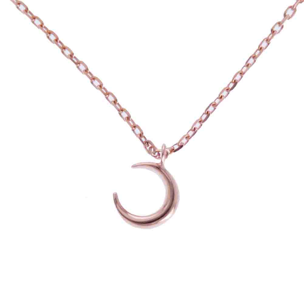 ぷちペンダント ネックレス ペンダント moon 月 三日月 K10 K18 Pt900 レディース rapinesu-67049|ジュエリーラピネス