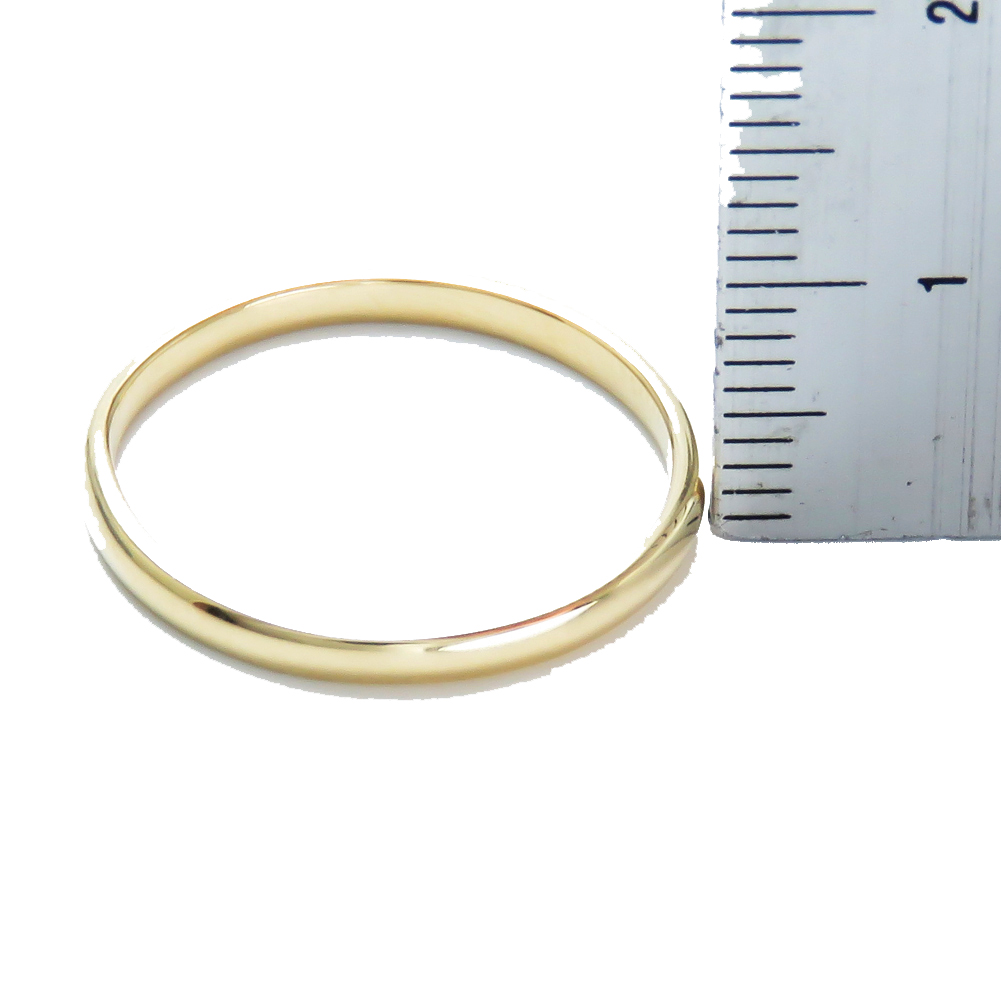 【楽天市場】K10 k18 地金 甲丸 リング 指輪 2mm 18金 82731：ジュエリーラピネス