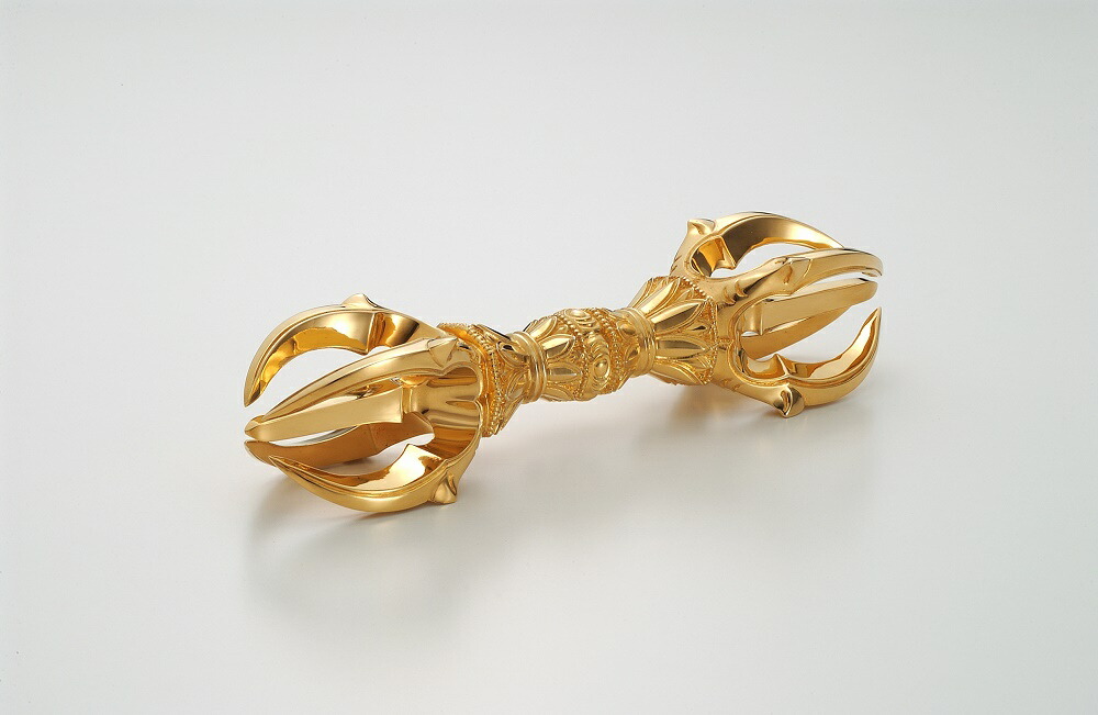 明治初期頃に造られた神仏習合系の純銀製独鈷杵 明治初期頃に造られた神仏習合系の純銀製独鈷杵