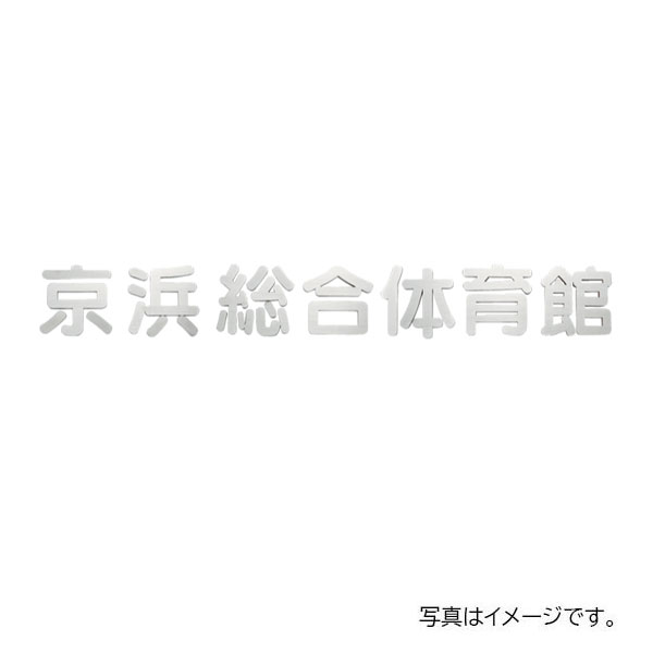 福彫 館銘板・営利主義息差し 切文字記号・箱文字記号 ステンレス鋼箱文字記号館銘板 KZ-36
