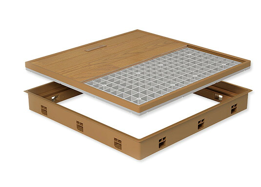 【法人限定】城東テクノ JOTO 高気密型床下点検口　標準型　SPF-R6060F15-IV アイボリー 1個