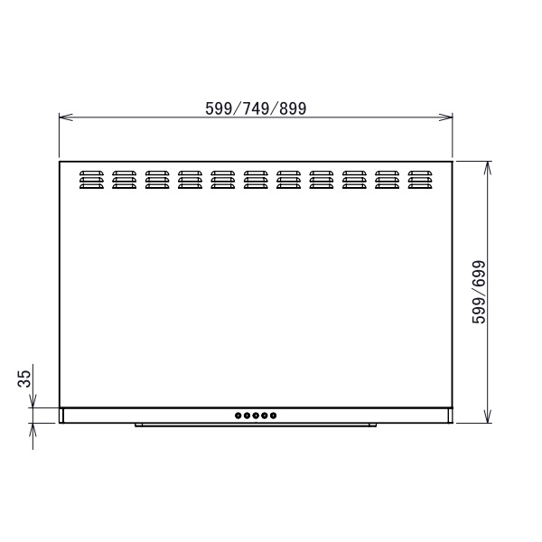 お気にいる TJMデザイン 浅型 レンジフード AKB-AF75MS BK5070 シロッコファン 間口75cm 総高さ50〜70cm用調整前幕板同梱  メタリックシルバー ブラック