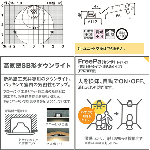 高質で安価 パナソニック LEDトイレ灯60形 浅型10H 高気密SB形 拡散 FreePa ON OFF 明るさセンサ付 電球色  LGDC1102LKLE1 www.servitronic.eu