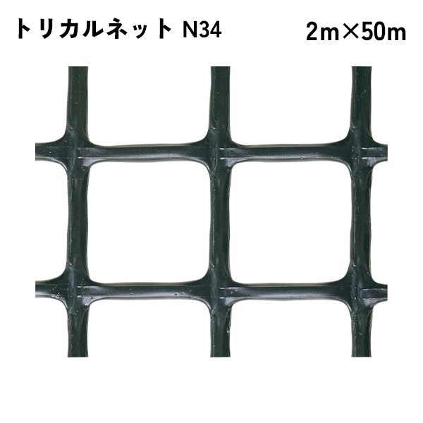 【法人限定】 タキロンシーアイ トリカルネット 50m入り N34