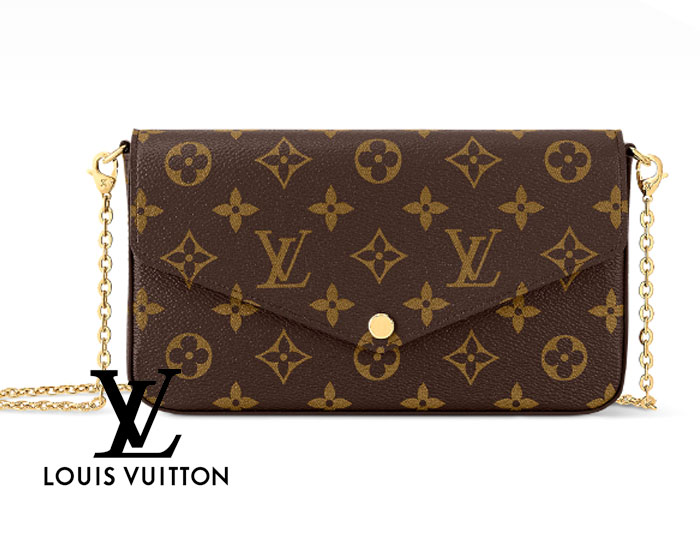 【美品】Louis Vuitton モノグラム ポシェットクレ　チェーンなし 楽天市場】ルイヴィトン LOUIS VUITTON 長財布 ショルダーバッグ