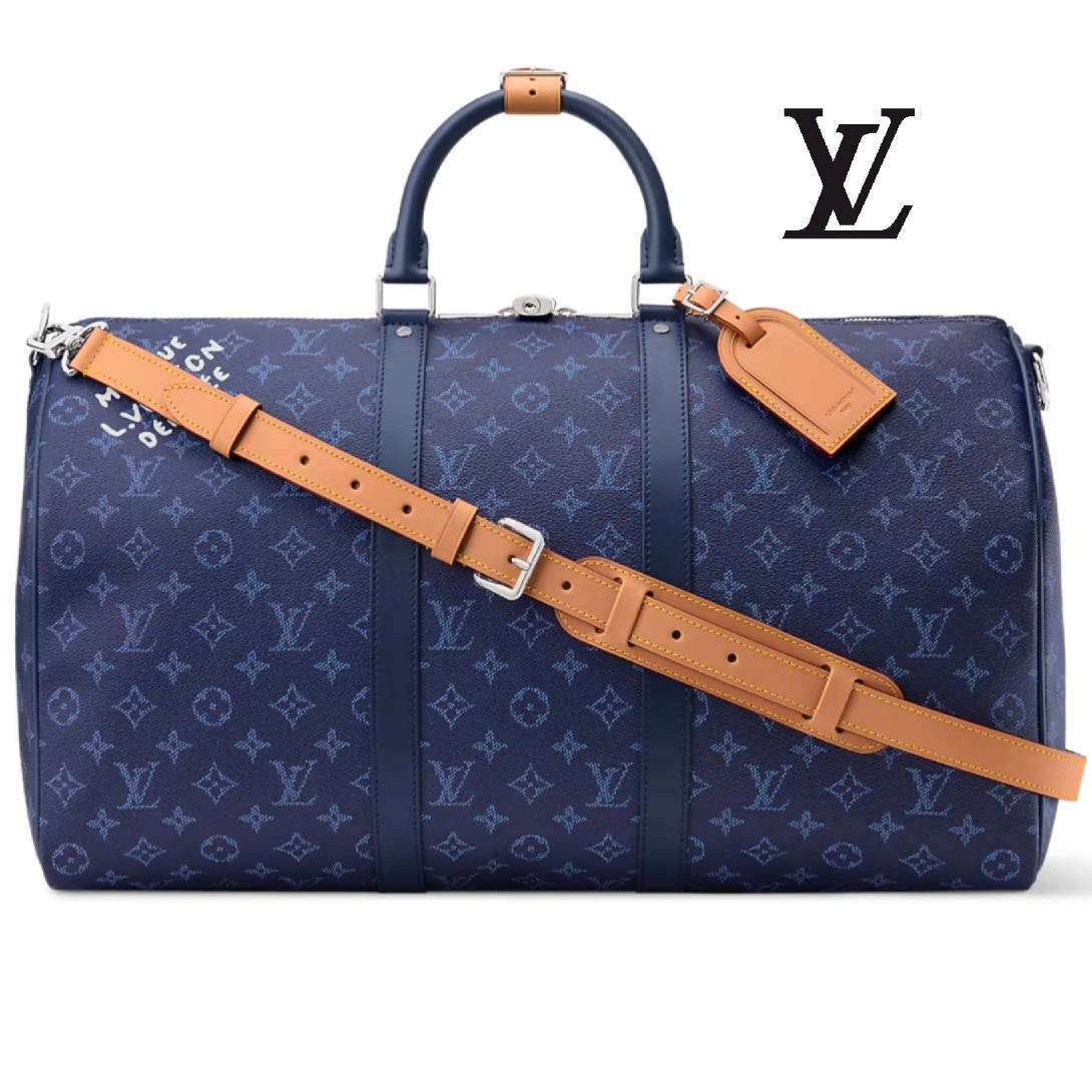 LOUIS VUITTON ルイ ヴィトン M26864 モノグラム･ヘリテージ キーポル･バンドリエール 50 オセアン ショルダーボストンバッグ 旅行用かばん 新品 ラッピング不可【送料無料】