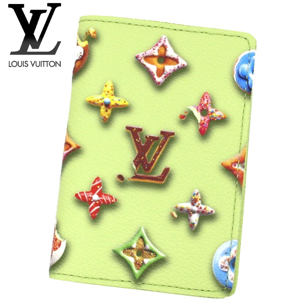 LOUIS VUITTON ルイ ヴィトン M28044 モノグラム･ドーナツ オーガナイザー・ドゥ ポッシュ ピスタチオグリーン 名刺入れ カードケース 男女兼用 新品【送料無料】｜ジュエリーセキネ