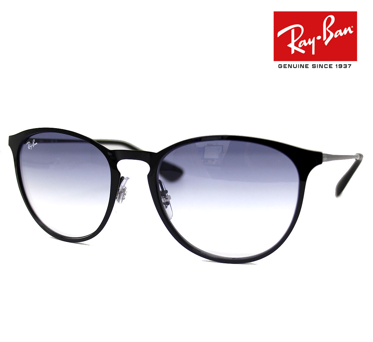 Ray Ban レイバン RB3539 002/19 54 サングラス ERIKA METAL メタル エリカ ブラック ブルー グラデーションレンズ 正規品 メンズ レディース ユニセックス 新品 【送料無料】 14,820円