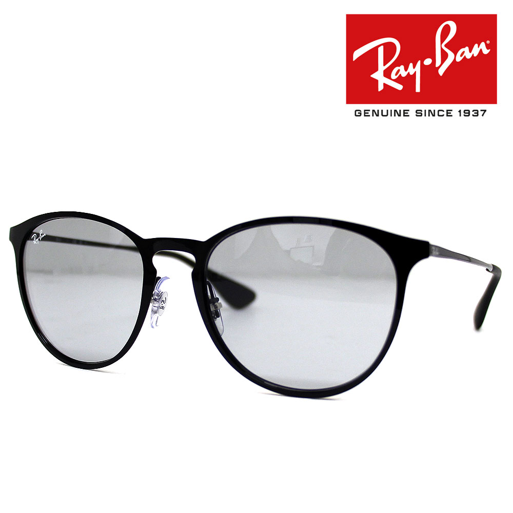 Ray Ban レイバン RB3539 002/87 54 サングラス ERIKA METAL メタル エリカ ブラック グレー 正規品 メンズ レディース ユニセックス 新品 【送料無料】
