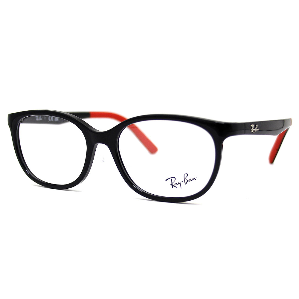 Ray Ban レイバン RY1614D 3876 49 OPTICS KIDS 伊達メガネ 眼鏡ひな形 キッズ 御坊っちゃん 赤ちゃん用 アイウェア 黒いこと ピローシェイプ ローブリッジフィット 置き目品【貨物輸送無料】
