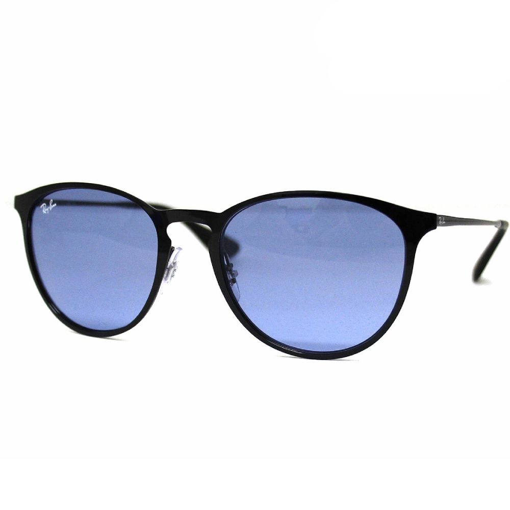 Ray Ban レイバン RB3539 002/80 54 サングラス ERIKA METAL メタル エリカ ブラック ブルー 正規品 メンズ レディース ユニセックス 【送料無料】｜ジュエリーセキネ