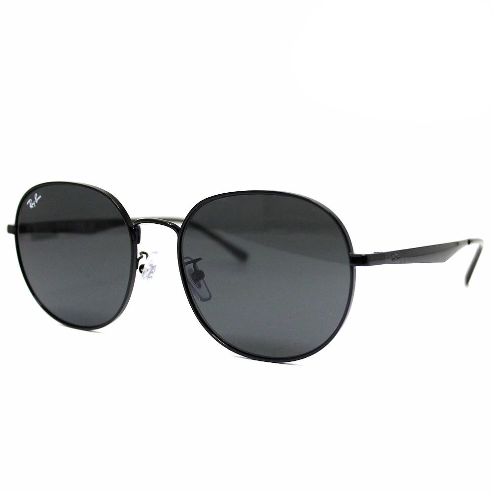 Ray Ban レイバン RB3727D 002/87 57　サングラス メンズ レディース ユニセックス ブラック ダークグレー パントスシェイプ メタルフレーム ローブリッジフィット 正規品 【送料無料】｜ジュエリーセキネ