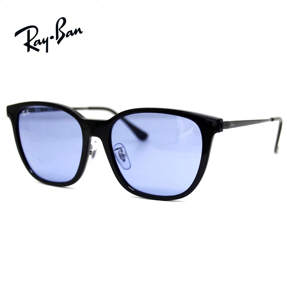 Ray Ban レイバン RB4333D 674680 55 サングラス ブラック ブルー メンズ　レディース ユニセックス 正規品 【送料無料】｜ジュエリーセキネ