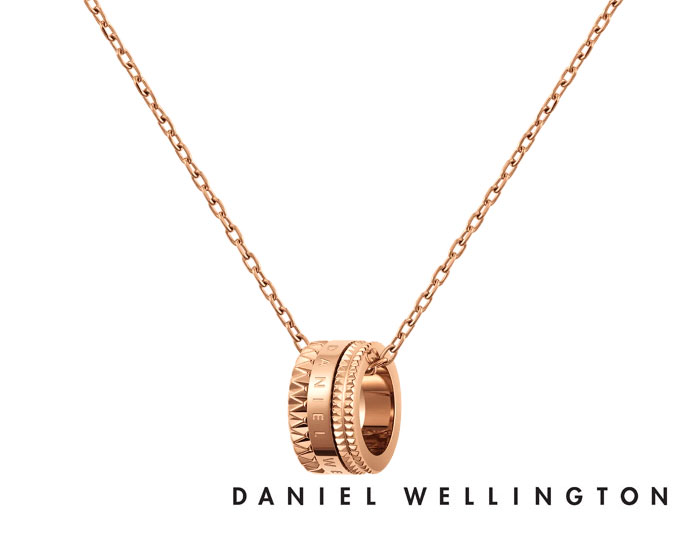 Daniel Wellington ダニエルウェリントン DW00400194 エレヴェイション ネックレス アクセサリー レディース 女性用 ローズゴールド Elevation Necklace 新品【送料無料】