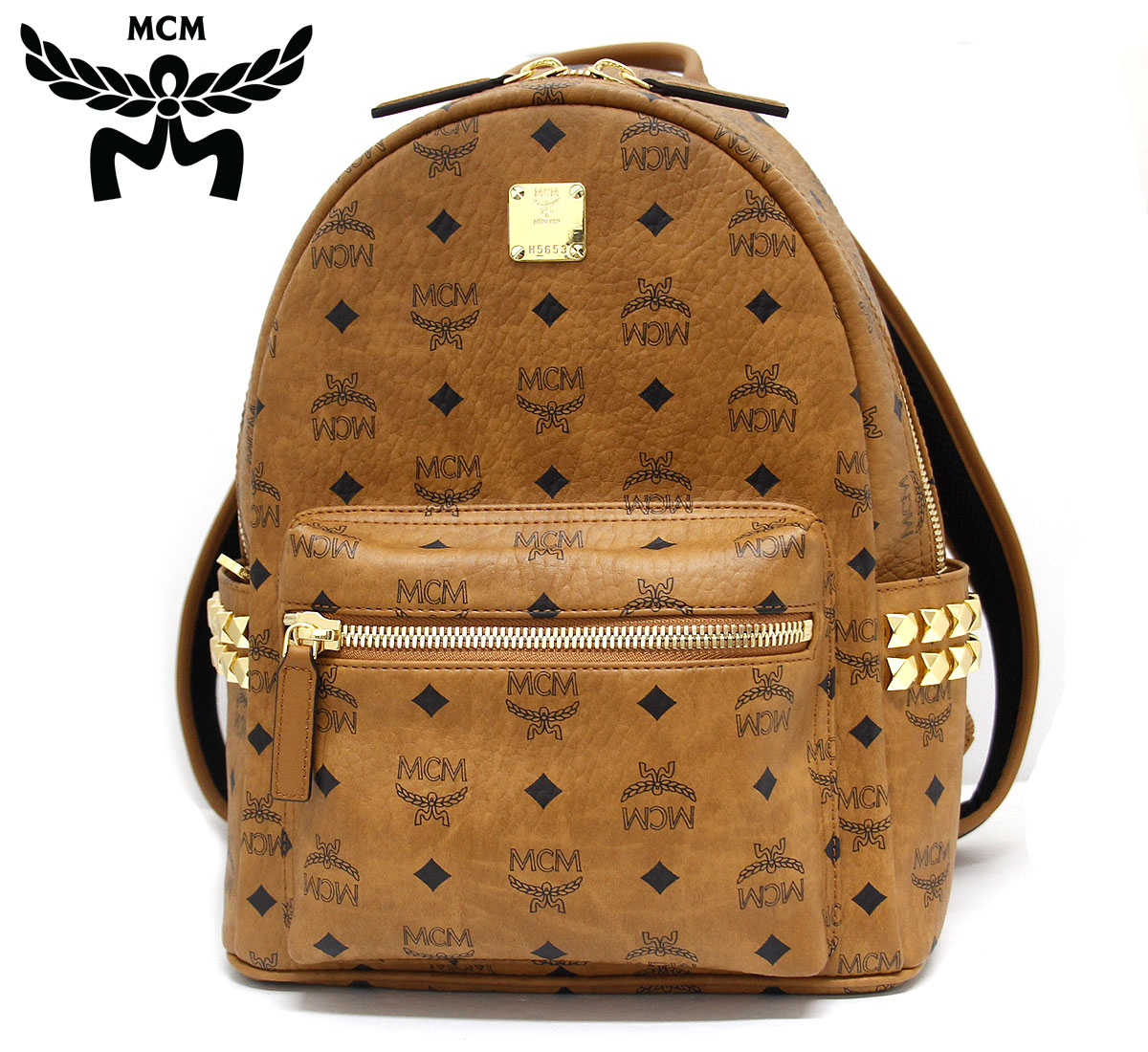 楽天市場】MCM エムシーエム リュック バックパック スタッズ 韓国