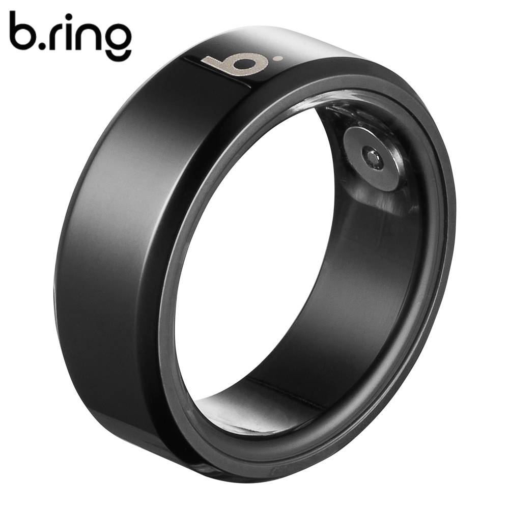 b.ring ブリング かっこ良い輪っか B113SBKRNG G1 ステンレス鋼青写真 大きさ11 黒いこと 人工知能学積み上げる 御休み保護すること 思わしい保護すること  Android iPhone相応う 専用適用業務 超軽さ IP68 雨合羽 歩数計 メンズ レディース 男女兼用 置き目品 【貨物輸送無料】
