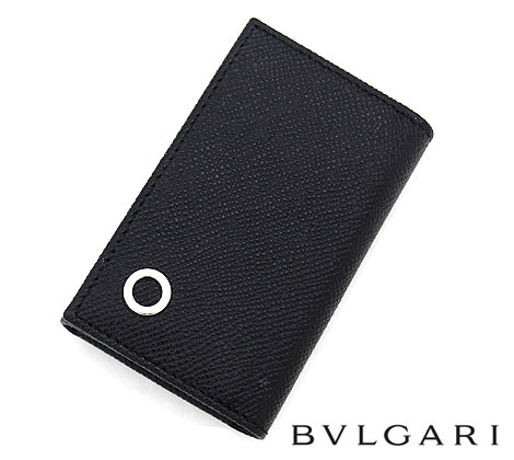 BVLGARI ブルガリ 282234 BB Manブルガリ・ブルガリ キーホルダー スモール 6連キーケース ブラック BLACK 新品【送料無料】