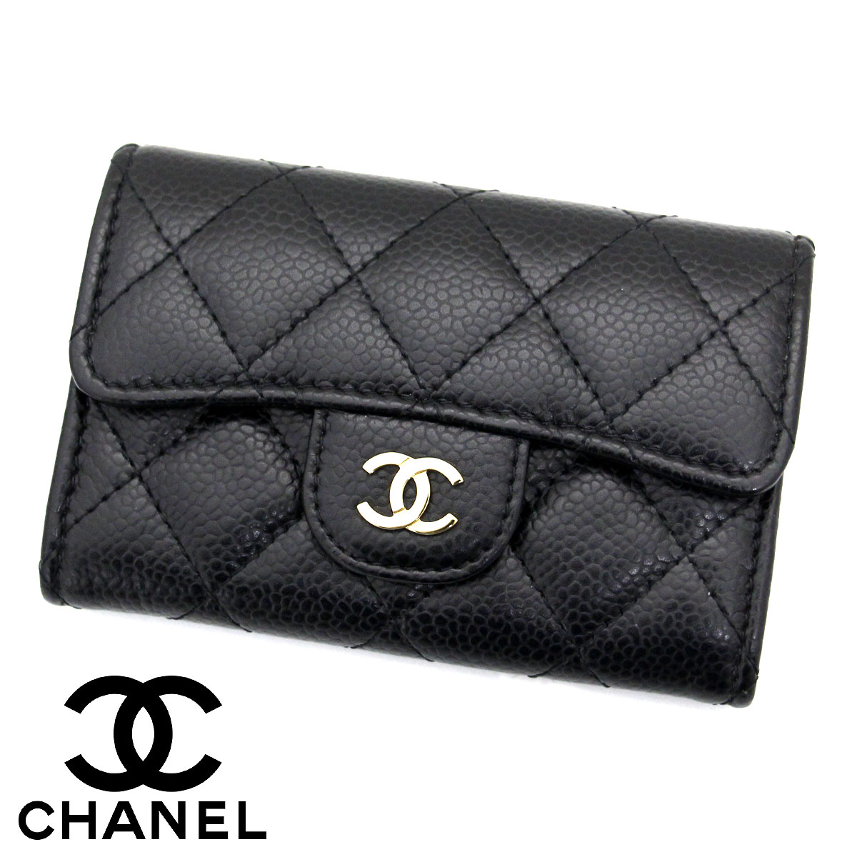 楽天市場】CHANEL シャネル カードケース 名刺入れ ブラック
