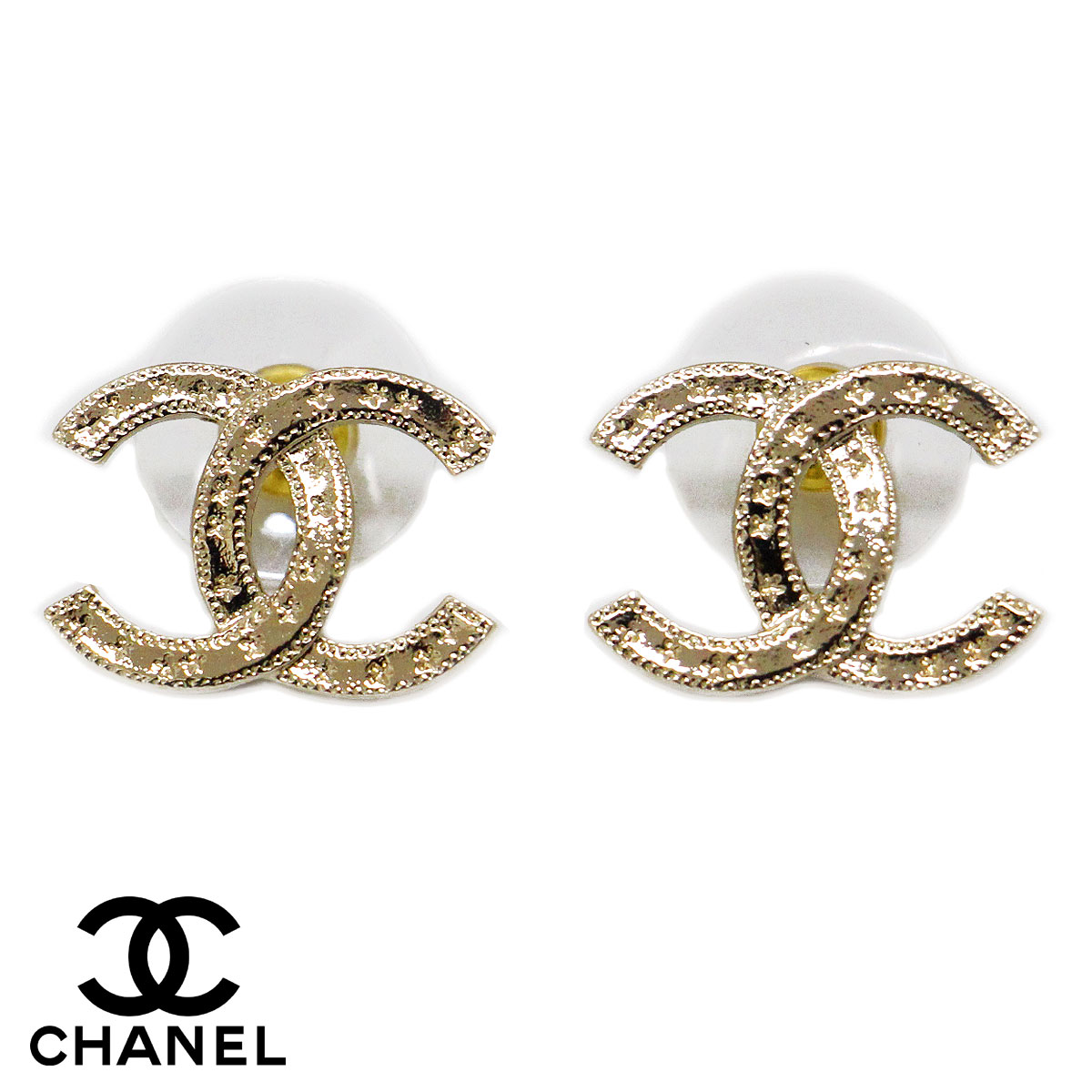 楽天市場】シャネル ピアス レディース ゴールド CHANEL ABB666 B14145