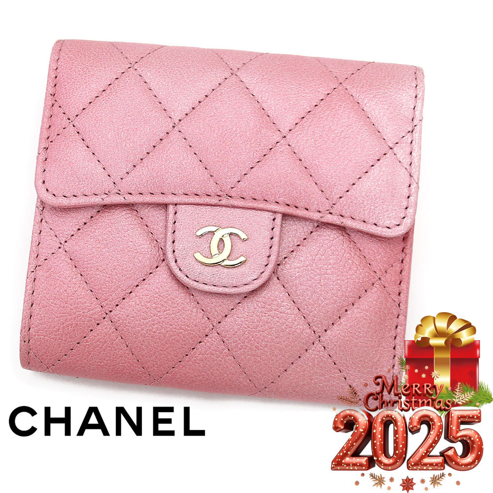 楽天市場】新品☆新作☆限定 シャネル CHANEL 財布 三つ折り スモール