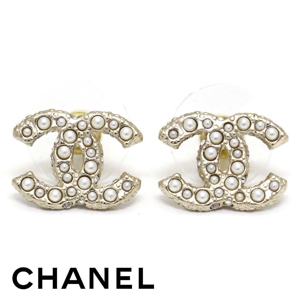 CHANEL シャネル ピアス パール ココマーク 箱 ギャランティカード付 CHANEL ココマーク パール ピアス (CHANEL/ピアス) A86506 Y09902