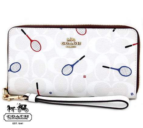 買い取り COACH アウトレット コーチ C8385 IMCAH ラケット プリント