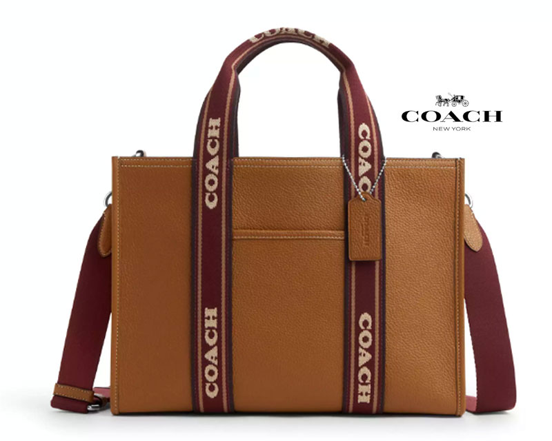 COACH コーチ アウトレット CU997 SVQUN スミストートバッグ ハンドバッグ ショルダーバッグ 2way 新品 ラッピング不可 ペニーマルチ【送料無料】