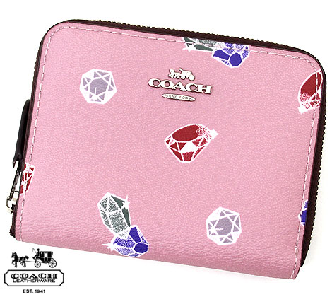 逸品 Svosm Coach 白雪姫と7人の小人 ディズニー コラボ ジェムストーン コーチ スモール 財布 ケース レディース財布 アウトレット チューリップマルチ F キュートなディズニーコラボ アウトレット 送料無料 ジップ アラウンドウォレット 二つ折り財布