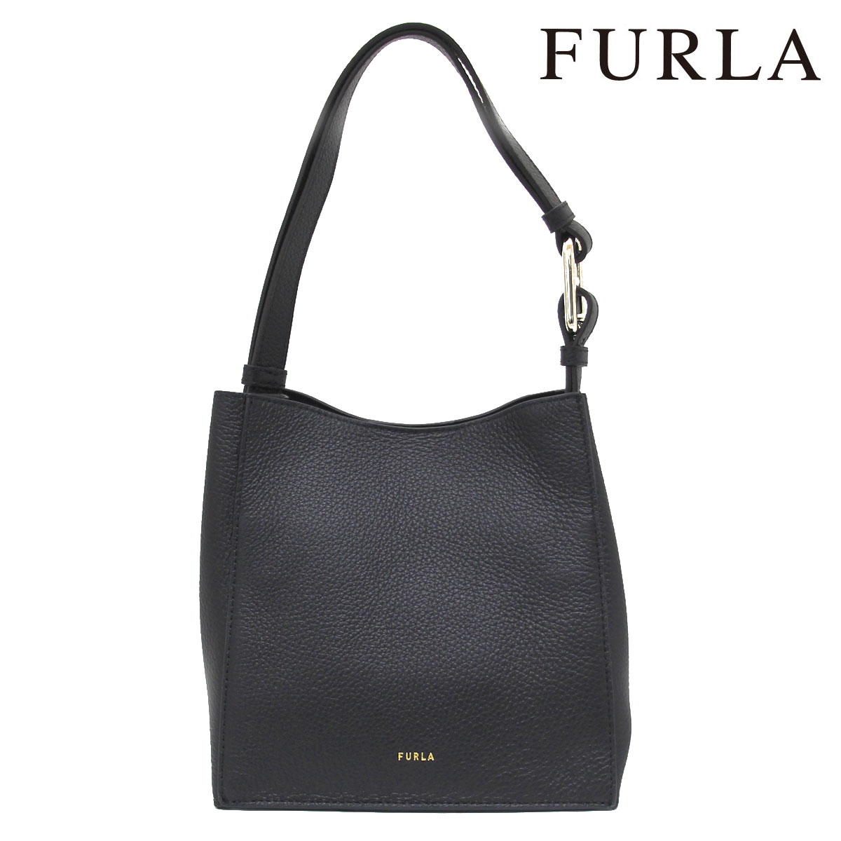 FURLA フルラ WB01373 HSF000 O6000 NUVOLA 井戸釣瓶御徒面子 ハンドバック 肩かけ 黒いこと レディース 新品【貨物輸送無料】